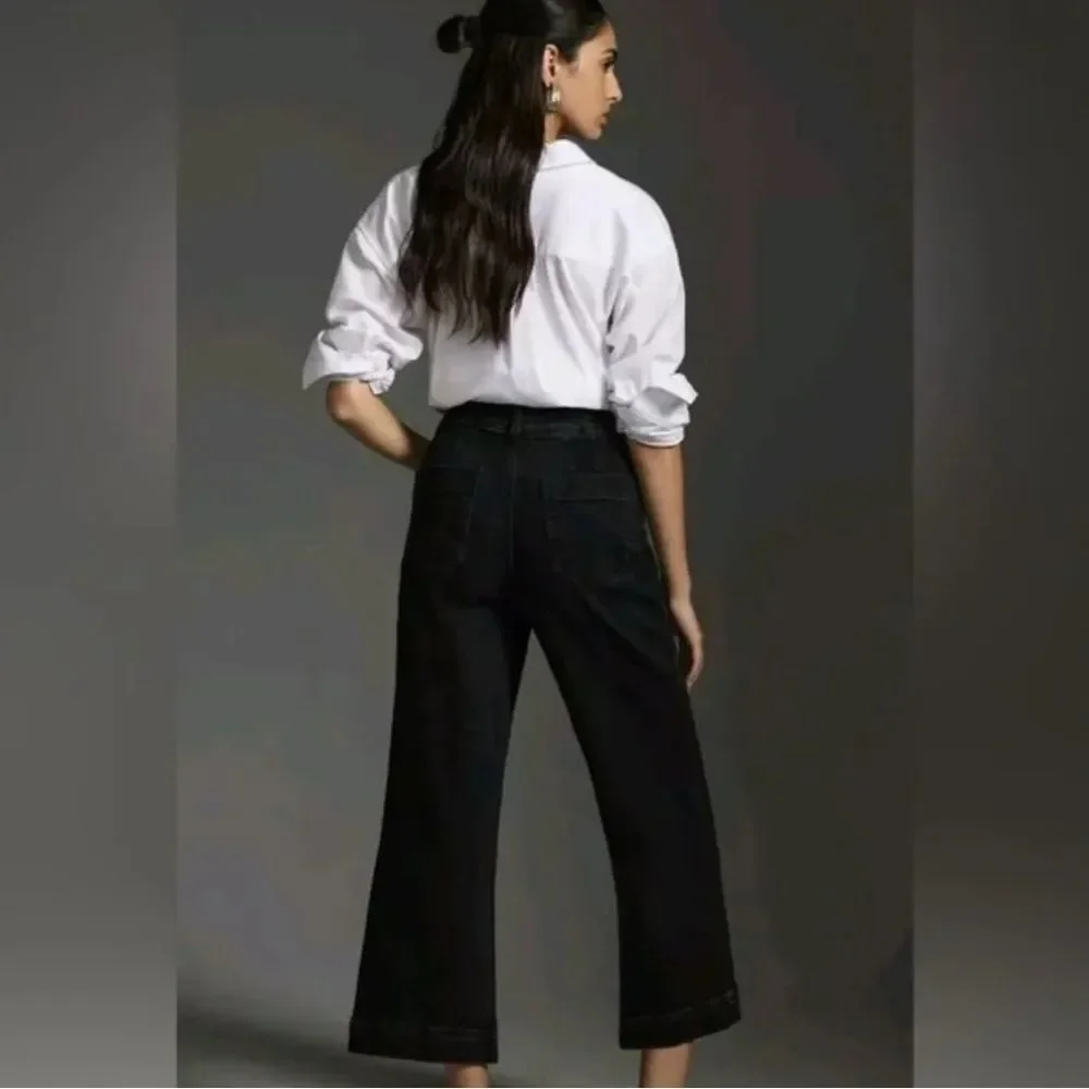 Anthropologie Pilcro The Skipper High-Rise Wide-Leg Jeans
